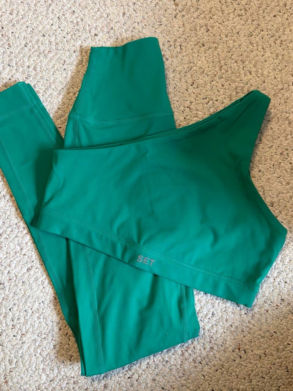 Set Active Green Sportbody Set